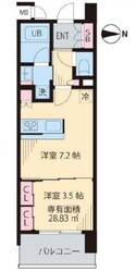 ビイルーム武蔵小杉(ビイルームムサシコスギ)の物件間取画像